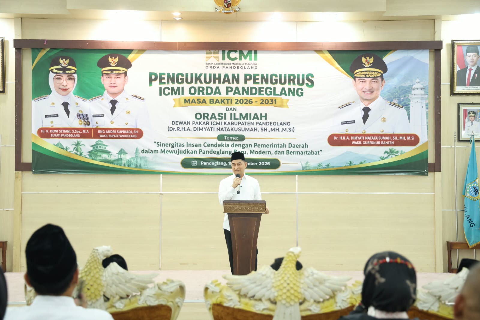 Wagub Dimyati Dorong ICMI Pandeglang Berkontribusi bagi Kemajuan Daerah