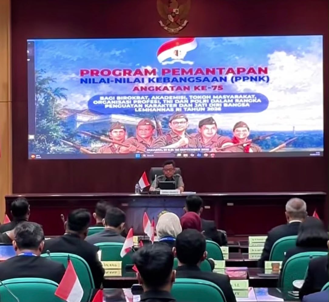 PPNK Angkatan 75 Lemhannas RI Diikuti 110 Peserta, Perkuat Nilai Kebangsaan Lintas Profesi
