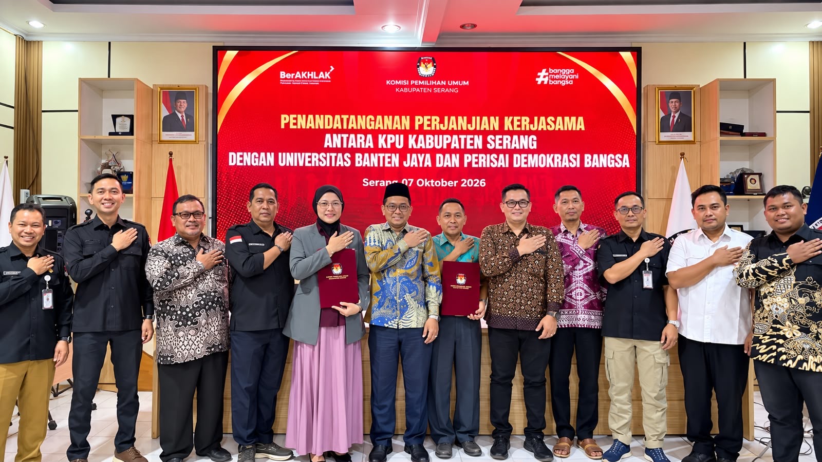 UNBAJA dan KPU Kabupaten Serang Perkuat Kolaborasi Pendidikan Demokrasi dan Literasi Kepemiluan