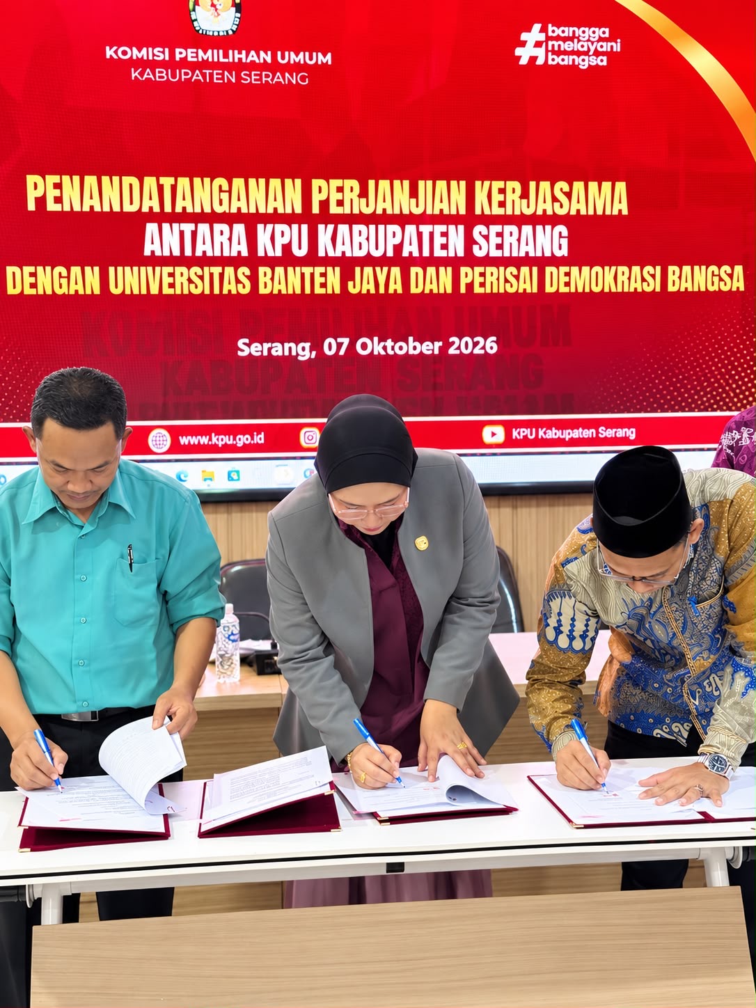UNBAJA dan KPU Kabupaten Serang Perkuat Kolaborasi Pendidikan Demokrasi dan Literasi Kepemiluan