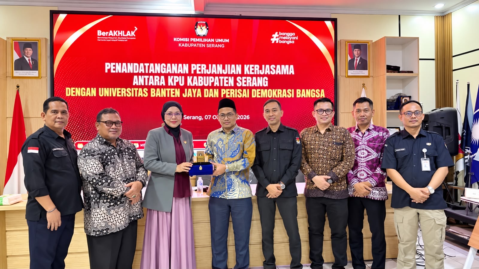 UNBAJA dan KPU Kabupaten Serang Perkuat Kolaborasi Pendidikan Demokrasi dan Literasi Kepemiluan