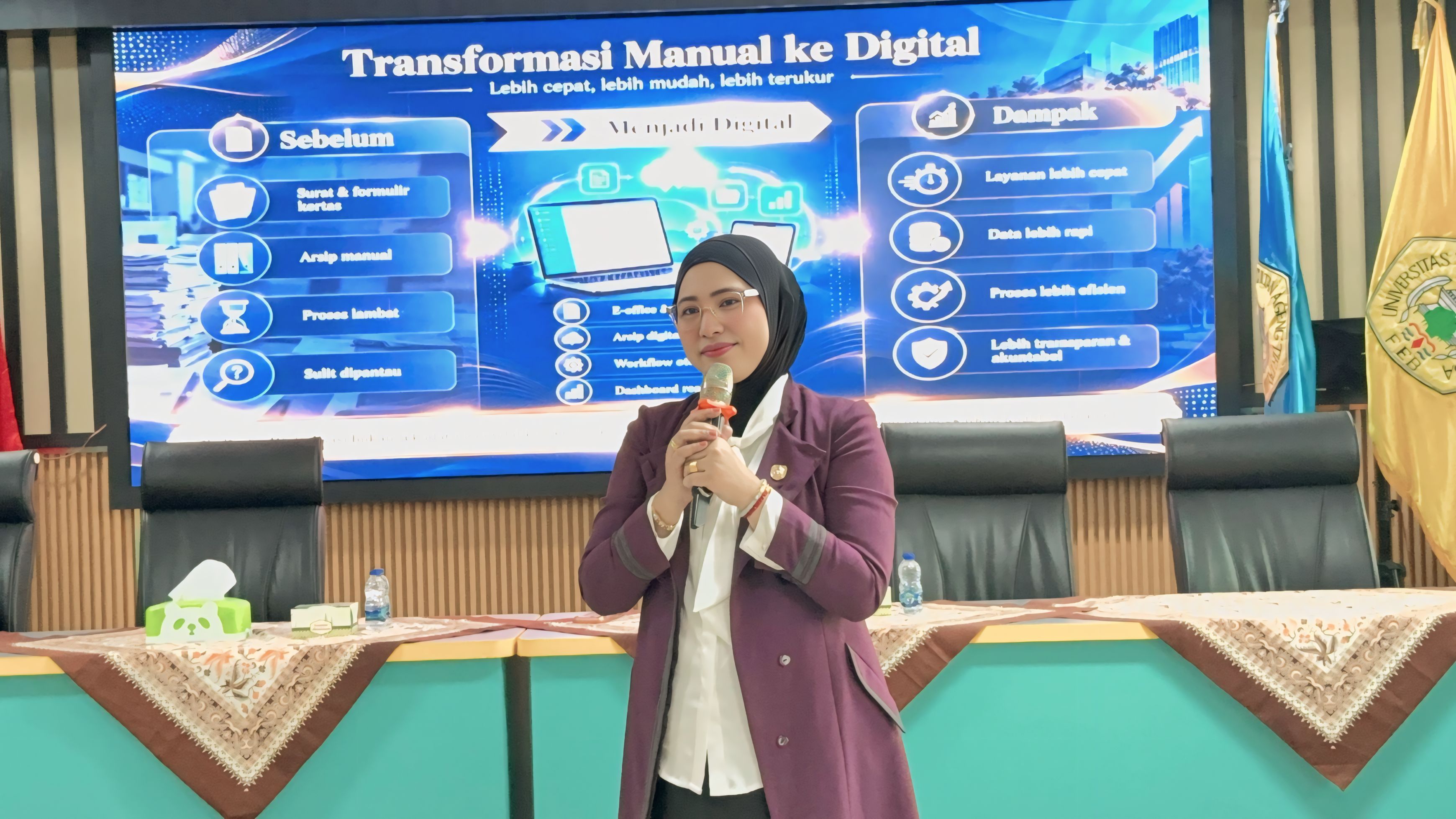 Bukan Sekadar Bekerja! FEB Untirta Dorong Transformasi Kinerja Tenaga Kependidikan yang Profesional dan Berdampak