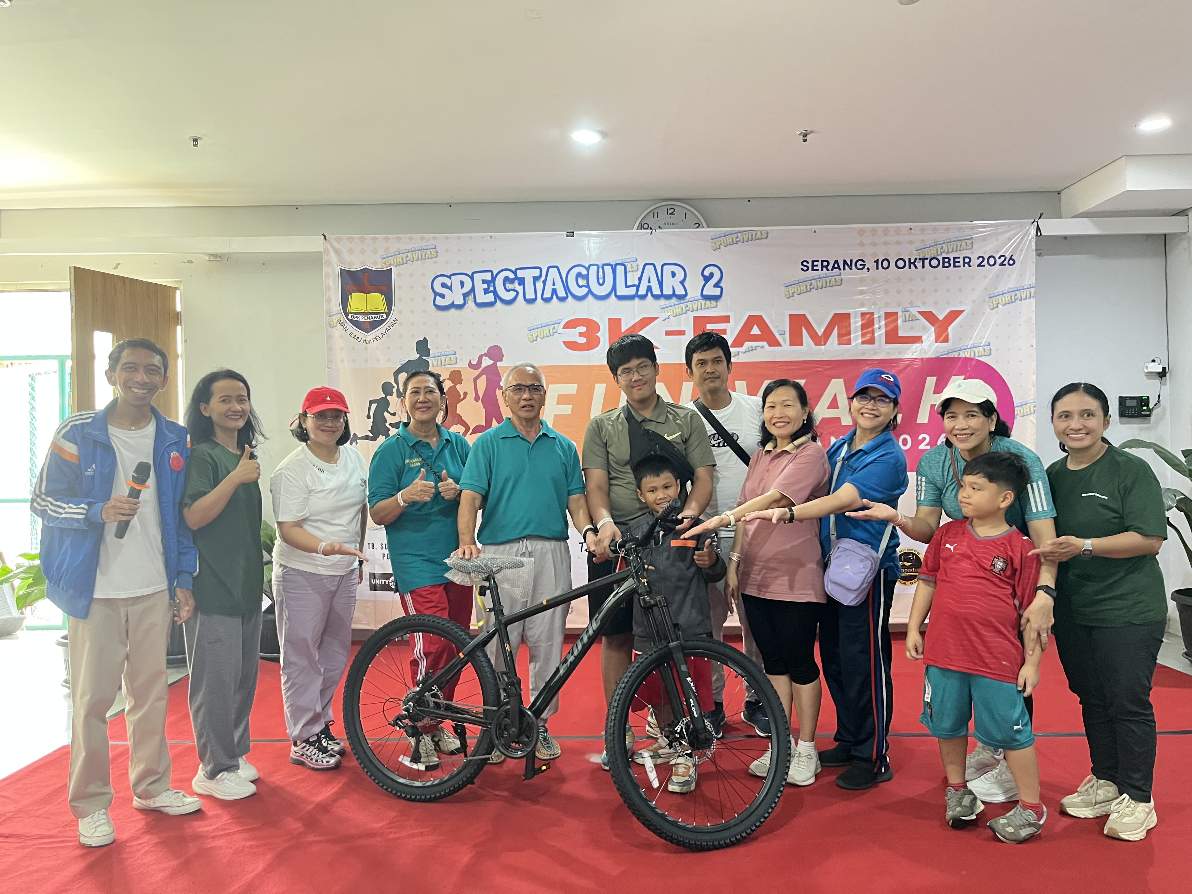 Meriah dan Penuh Semangat, BPK PENABUR Serang Sukses Gelar 'SPORT-IVITAS Family Fun Walk - 3K' dan Lomba Konten Kreatif