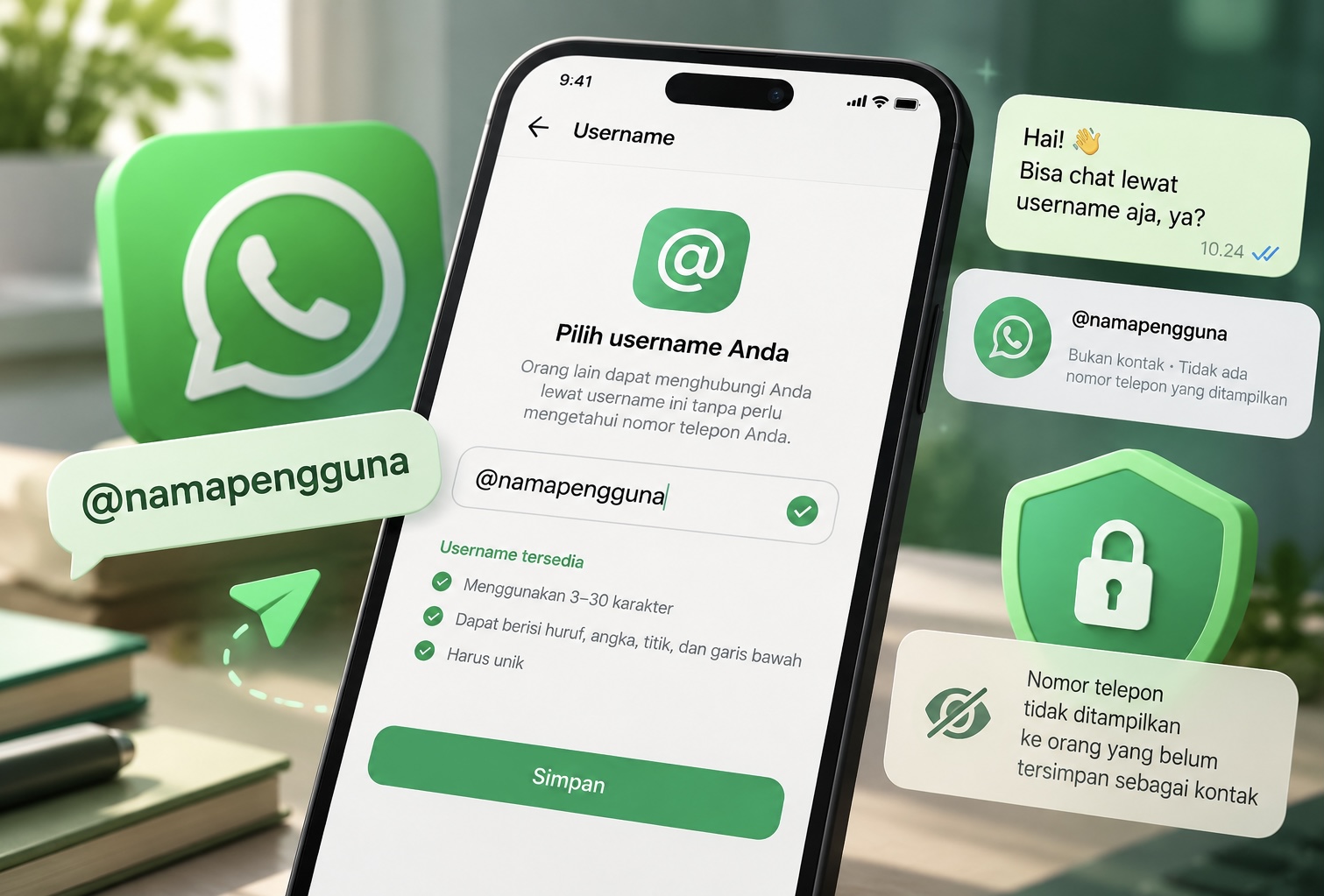 WhatsApp Mulai Hadirkan Fitur Username, Pengguna Bisa Chat Tanpa Membagikan Nomor HP