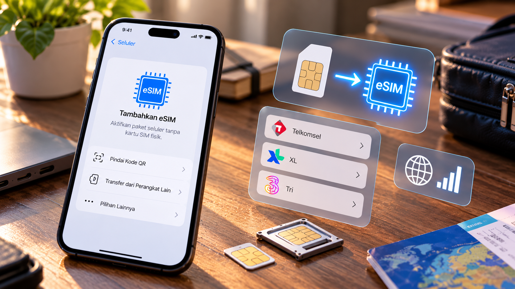 Tak Perlu Kartu SIM Fisik, Teknologi eSIM Bikin Aktivasi Nomor HP Lebih Praktis
