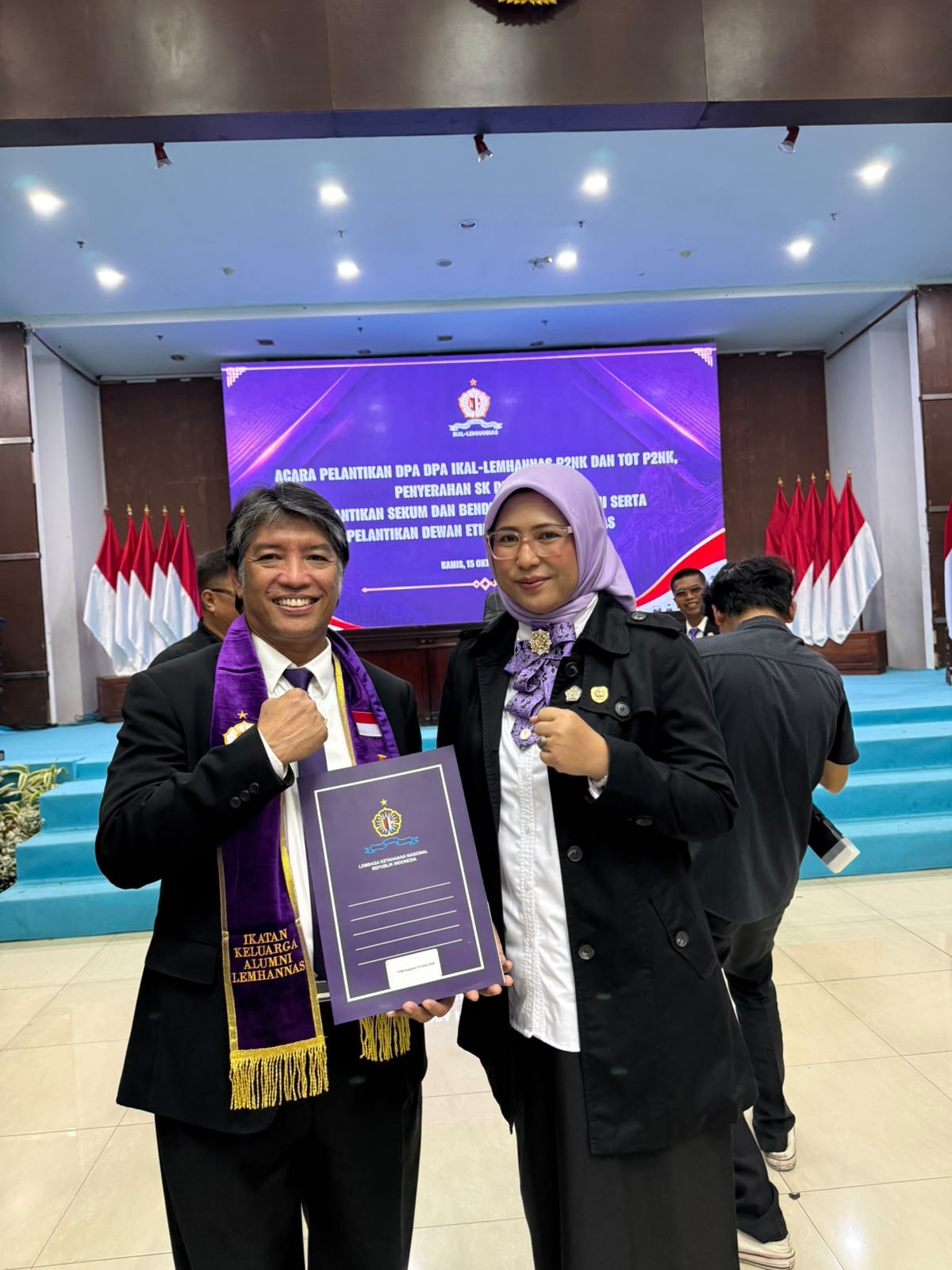 Kiprah Unbaja di Tingkat Nasional, Hj. Asih Kurnianingsih Resmi Dilantik sebagai Sekjen DPA IKAL-Lemhannas PPNK Angkatan 75
