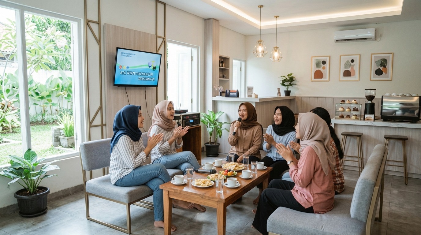 Aksi Solidaritas Ibu-Ibu Kota Serang: Bernyanyi dan Berbagi Kebaikan untuk Korban Kebakaran Hutan